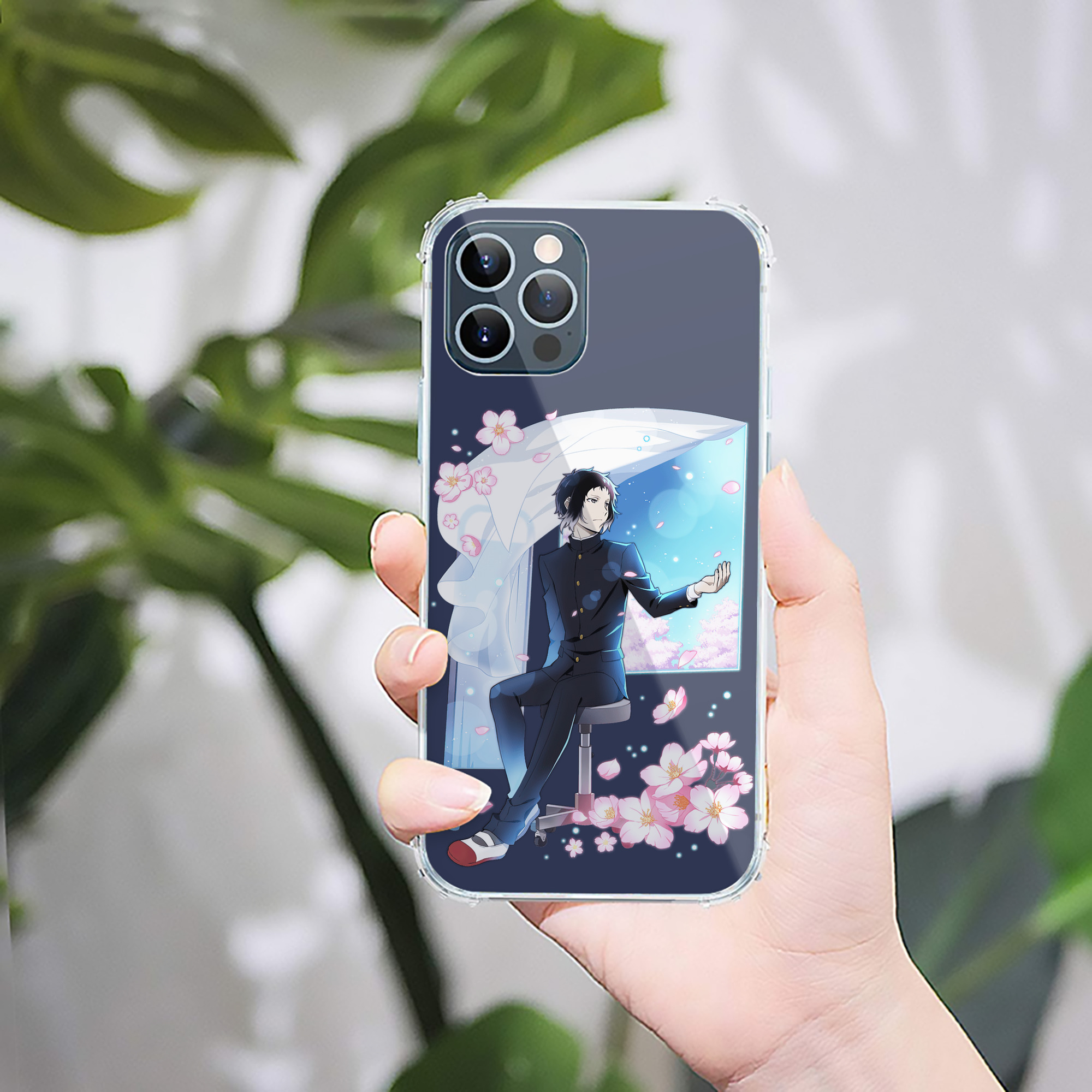（画像用） 文豪ストレイドッグス Bungo Stray Dogs 【iPhone 12シリーズ対応】透明スマホケース（クリアソフトケース）